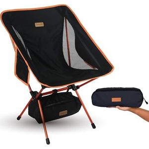 TREKOLOGY YIZIGO Ultra Lichtgewicht Campingstoel -Strandstoelen - Voor Buitenshuis Ligbed, Kamperen, Picknicks, Tuin, Vissen- Camping/Beach Chair Met Tas - Duurzaam, Opvouwbaar & Draagbare Klapstoel