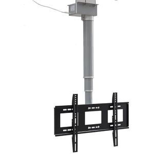 In hoogte verstelbare tv-standaard en muurbeugel gemotoriseerde tv-beugel - plafondbeugel elektrische tv-beugel, met afstandsbediening, geschikt voor 26 - 70 inch Low Profile TV's (maat: 90 cm)