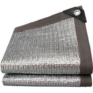 VAYEODEYU Buiten Schaduw Mesh Cover, Tuinschaduwgaas Aluminiumfolie Zonneschermzeilen isoleren for planten, op maat(2x4m)