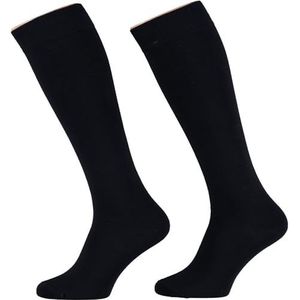 Morethansocks - Modal kniekousen - 4-Paar - Navy blauw 35/38 - Kniekousen dames - Kniekousen - Kniekousen meisjes - Kniekousen maat 35 38