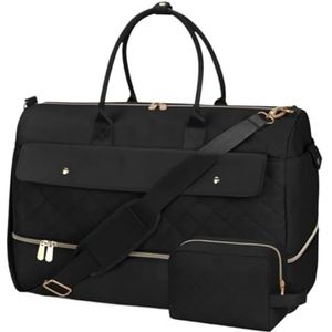 Sporttassen Reistas, Schoenenvak, Handbagage, Weekendtas Met Toilettas, Plunjezak Handbagage (Color : B, Size : 20inch)