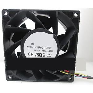 9238 12V 4.50A PFR0912XHE 9CM4 draden PWM Computerkoelventilator