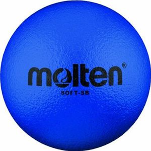 Molten Softball voetbal Soft-SB, blauw, diameter 180 mm bal, 130 g, diameter: 180 mm