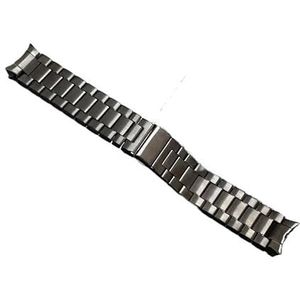 GEEN gaten titanium band geschikt for Samsung Galaxy 6 Classic 47mm 43mm horloge 5 Pro 45mm mannen band geschikt for Galaxy 4 5 6 44mm 40mm armband(Gun grey,Galaxy 4 44mm 40mm)