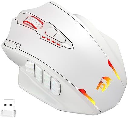 Redragon M913 Impact Elite - Draadloze Gamingmuis - 16000 DPI - RGB - 16 Programmeerbare Knoppen - 45 Uur Batterij