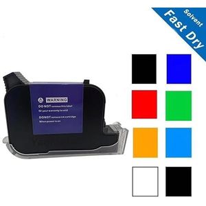 Mini Inkjet Printer Mini Handheld Inkjet Printer Barcode Barcode Lot Identificatie Label Draagbare 12.7mm Smart Inkjet Printer instelbare afdrukhoogte(Only black ink)