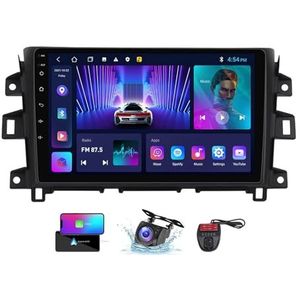 Android 13 9 Inch 2 Din QLED Autoradio Voor Nissan Navara NP300 2011-2016 - Camera DVR GRATIS - Steun Carplay Android Auto DSP Stuurwiel FM RDS DAB WIFI 4G Bluetooth Split-Screen(NF-1)