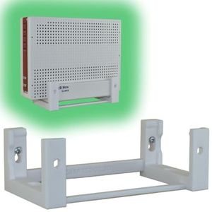 CraftEdge3D EasyClick precies passende wandhouder voor AVM Fritz!Box 6690, 6590, 6591 ook als plafondbeugel, in elke richting monteerbaar, inclusief montagemateriaal.