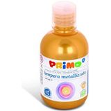 PRIMO Schoolverf, knutselverf voor kinderen met metallic look, 300 ml met doseersluiting (goud)