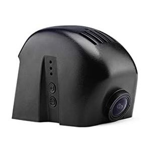 Auto DVR Wifi Video Recorder Dash Cam Camera Compatibel met Q7 4L V12 2007~2015 Nachtzicht APP Bediening Mobiele Telefoon(Black)