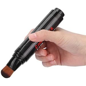 Tijdelijke donkerbruine snor & baard kleurstof pennen, haarverf kleurpennen, wasbare draagbare haarkleuring DIY tool op alle haar 20ml