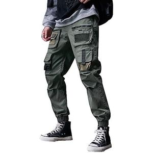 Cargo Trousers Mens 97% Cotton Combat Pants Jogging Bottoms Casual Work Trousers Multi Pockets Camping Hiking Trousers