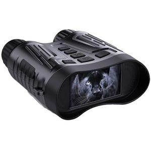 Nachtzichtbril NV2180 4K Nachtkijker 3,2 '' Scherm Nachtkijker Militair Tactisch 8X Digitale Zoom for 100% Duisternis voor Long Rang Infraroodbril Nacht