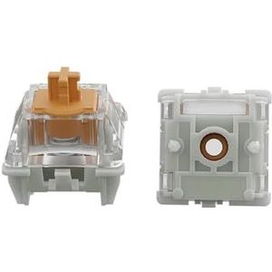 FANNIXI Dual-rail Magnetische Schakelaar Oranje Lineaire Zaal Sensor Toetsenbord Vrije Instelling (70 PCs)