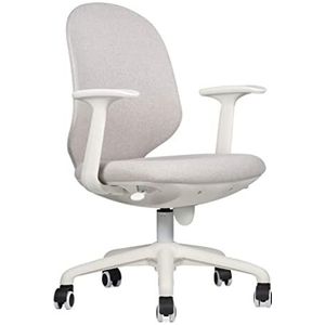 Bureaustoel Moderne Minimalistische Computer Stoel Thuis Eenvoudige Ergonomische Bureaustoel Draaistoel Student Leren Bureaustoel Computerstoel (Color : White)