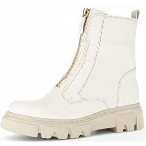 Gabor Bikerboots voor dames, uitneembaar voetbed, Beige Panna, 41 EU