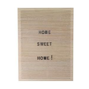 Wohnen Wackadoo® letterbord hout 30 x 40 cm letterbord steekbord memobord wanddecoratie van FSC® hout
