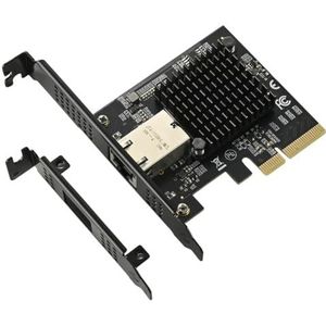 Qussedser 10Gbps AQC113 PCIE naar Enkele poort RJ45 Netwerkkaart 1G/2.5G/5G/10Gbps PCIex4 Interface Ethernet Bedraad LAN Win10/11