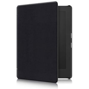 Beschermhoes Geschikt for Kobo Aura H2o editie 2 6.8 ""2017 Waterdichte E-reader e-book PU Leather cover Smart Shell (Color : Black)