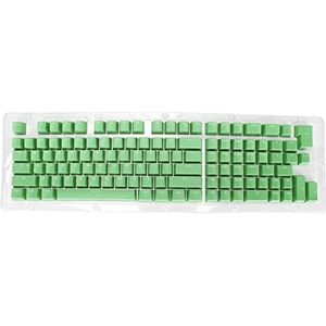 Keycaps, 117Keys Set Custom Keycap OEM-profiel Effen Kleur OPQ Ondoorzichtige Keycaps Vervanging Compatibel 61/64/68/71/78/82/84/87 Toetsen Mechanisch Toetsenbord(kaas groen wit)