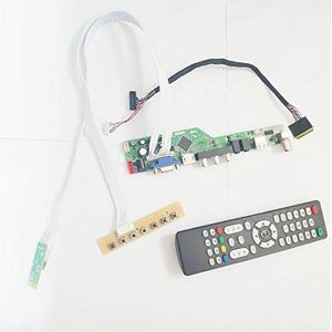 Voor B101AW06 V0 V1 V4 HDMI VGA USB AV RF laptop panel WLED LVDS 40Pin 1024* 600 10.1 inch T.V53 display controller drive card DIY kit (B101AW06 V0)