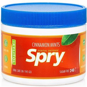 Xlear Spry Xylitol Mints (Sugar-Free) Cinnamon 240 count
