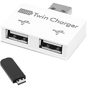 USB-hub-adapter, Type C USB-adapter, USB-splitter met dubbele poorten, handige uitbreidingsUSB-uitbreidingshubs met lichtgewicht ontwerp, multipoortadapter voor flashdrives, laptops, desktops
