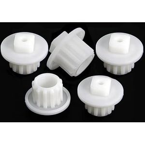 Gereedschap accessoires 5Pcs Vleesmolen Gear Onderdelen Schroef Koppeling Vleesmolen Plastic Pinion Onderdelen Compatibel met Zelmer Bosch Philips Keukenapparatuur Onderdelen