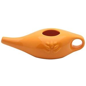 Neti Pot neusspoelkanje, gezondheidskeramiek, Neti-potje, keramiek, kan voor neusspoeling, neusdouche voor neusspoeling, voor neusvloeiende reiniger, sinus reliëf