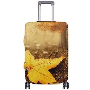 AJINGA Geel Esdoorn Blad Herfst Deason Reizen Bagage Beschermer Suitcase Cover XL 29-32 in