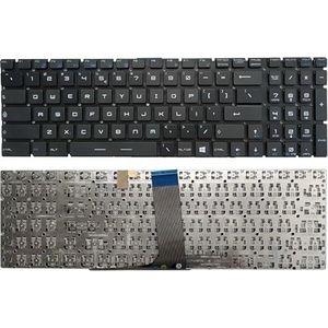 Voor MSI GF75 voor Thin 8RC 9RD 9SC 9SE S1N-3EUS215-SA V143422AK1 V143422AS1 US laptoptoetsenbord(No backlit black)