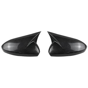 For Chevrolet Cruze 2017 2018 2019 Auto Achteruitkijkspiegel Behuizing Vleugeldeur Zijspiegels Afdekking Kleur Geschilderd(Black-Carbon Fiber Pattern)