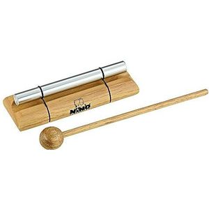 Nino Percussion Energy Chimes muziekinstrument – klein – inclusief hamer – voor kinderen vanaf 3 jaar – hout en aluminium, natuur (NINO579S)