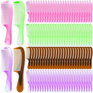 Shixian 400 individueel verpakte haarkammen, gekleurde haarkammen in bulk