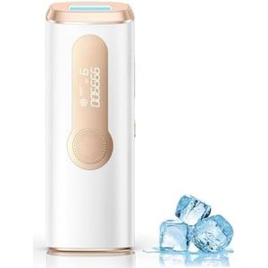 Haarlosy IPL-laser epilator met koeling, innovatieve 3-in-1 functie, 9 energieniveaus, 999,900 flitsen, pijnloze epilator voor het hele lichaam