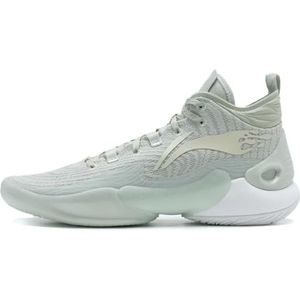 LI-NING YUSHUAI Basketbalschoenen voor heren, voering, antislip, professionele schokabsorptie, sneakers, sportschoenen, Lichtgroen, 40 EU