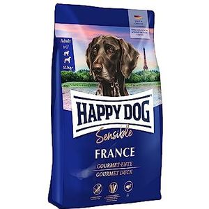 Happy Dog 60559 Supreme Sensible France Gourmet-eend, droogvoer voor volwassen honden, inhoud 1 kg