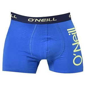 O'Neill Season Boxershorts voor heren, set van 3, Zijlogo - Princes Blue/Lime/Marin, M