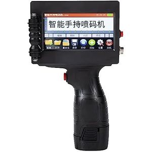 Mini Inkjet Printer Slimme handheld kleine automatische inkjetprinterverpakking batchnummer tellende inkjetverpakkingen codeermachine instelbare afdrukhoogte