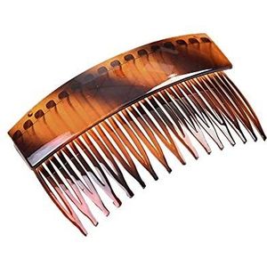 2Pcs Premium Acryl 16 Tanden Haar Kam Haar Zijkammen Haar Clip Franse Twist Haar Kam Haaraccessoires Voor Meisjes Vrouwen