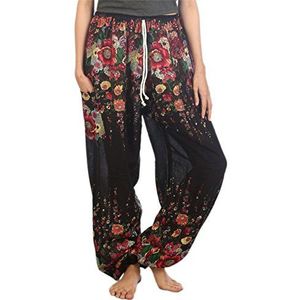 LOFBAZ - Harembroek - Zwart - Plus Yoga Boho Hippie Strand Reizen Lounge