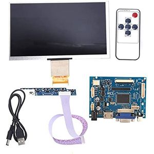 17,8 cm (7 inch) non-touch TFT LCD-scherm, HDMI, VGA, 3/2 compatibel, 1024 x 600 compatibel