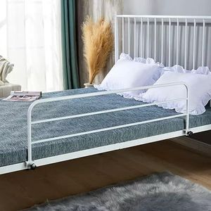 Verstelbare bedrail voor ouderen, stahulp aan het nachtkastje, clip-on medische bed-veiligheidsrails, bedveilige preventiegrijper, bedsteunstang, voor studentenslaapzaal zwangere vrouwen