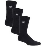 HEAT HOLDERS Lite - 3 paar multipack heren geïsoleerde thermische sokken voor de winter | Dunne & warme sokken voor jurk sokken, Zwart, 40-45 EU