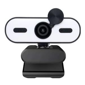 4K 2K Mini Webcam 1080P HD for PC Laptop Autofocus 30 FPS USB met ruisonderdrukkende microfoon en privacyklepje Draagbare webcam(1080P)