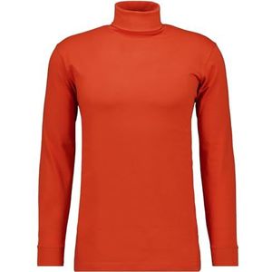 RAGMAN Basic coltrui voor heren, lange mouwen, oranje, 3XL