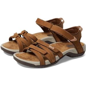 Teva Vrouwen W Tirra lederen sport sandaal, honing bruin, 3 UK, Honing Bruin, 36 EU