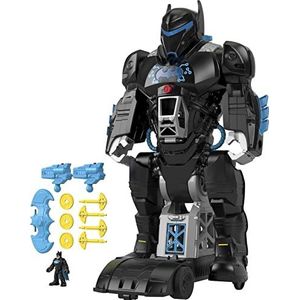Imaginext DC Super Friends Batman speelset Bat-Tech Batbot 2 meter hoge robot met lichtgeluiden en 11 speelstukken voor kinderen vanaf 3 jaar, GWT23