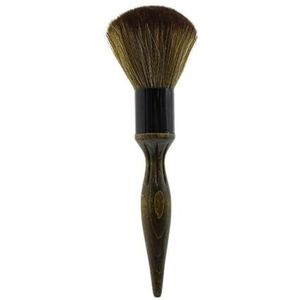 ERQIAO Haar Sweep Neck Face Duster Borstel Reiniging Haarborstel Kappers Zachte Borstels Kapsalon Styling Tool (Zwart)