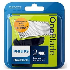 Philips OneBlade - Rechanges voor Lame de Rasoir - 2 Uds